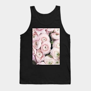 Flowers print, Pastel, Fashion print, Scandinavian art, Modern art, Wall art, Print, Minimalistic, Modern Tank Top